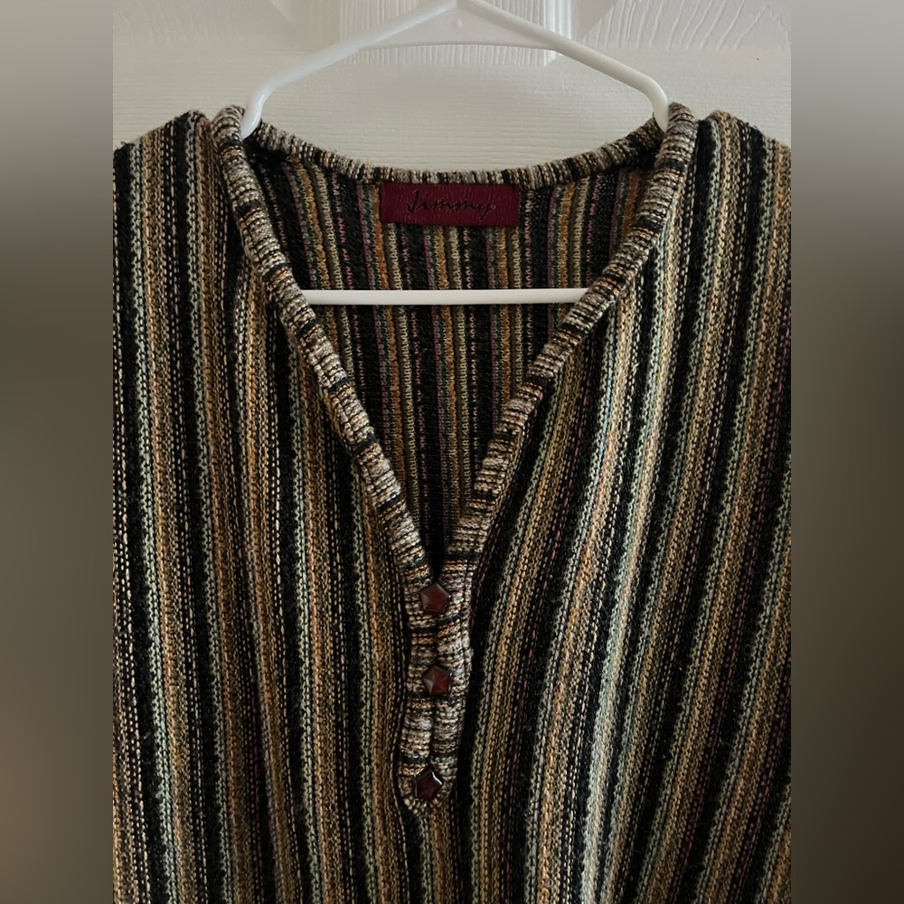 Vertical striped dress/ tunic